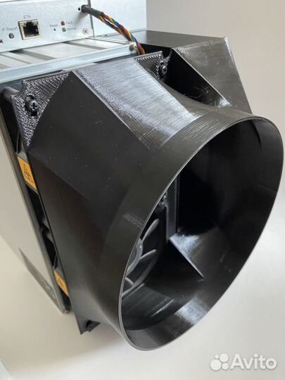 Фланец для antminer на вдув + блок питания