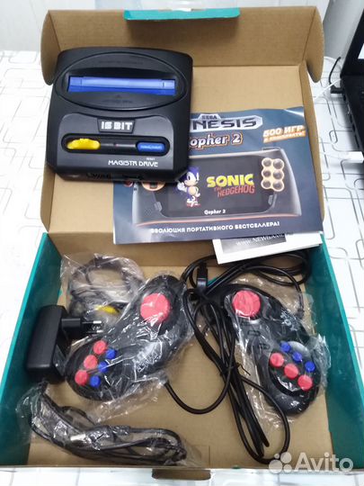 Приставка Sega magister drive 2. 16 бит