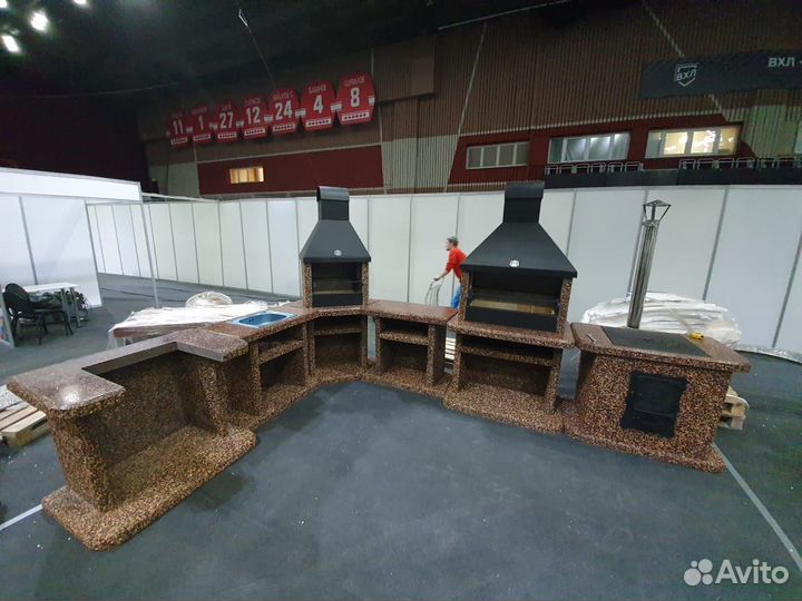 Модульные печи барбекю, гриль, мангал,казан