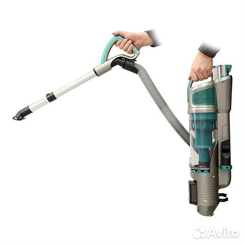 Вертикальный пылесос Kitfort KT-521-3, серо-зелёны