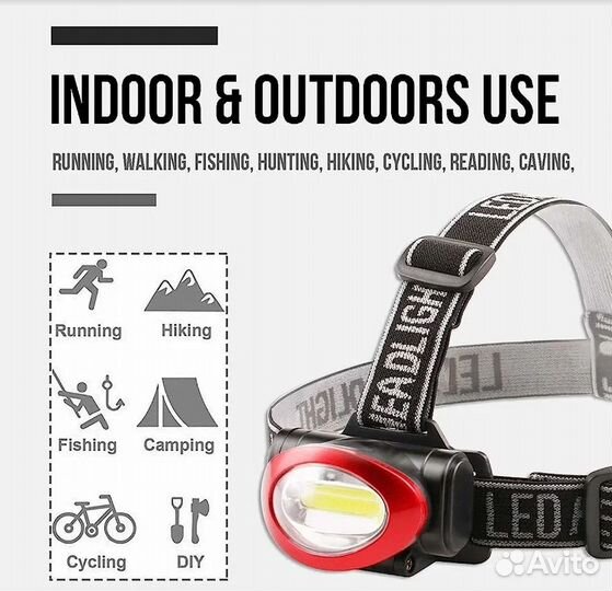 Новый налобный фонарь