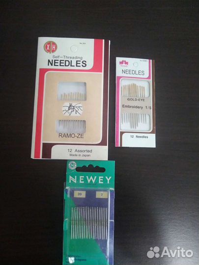 Иглы для шитья