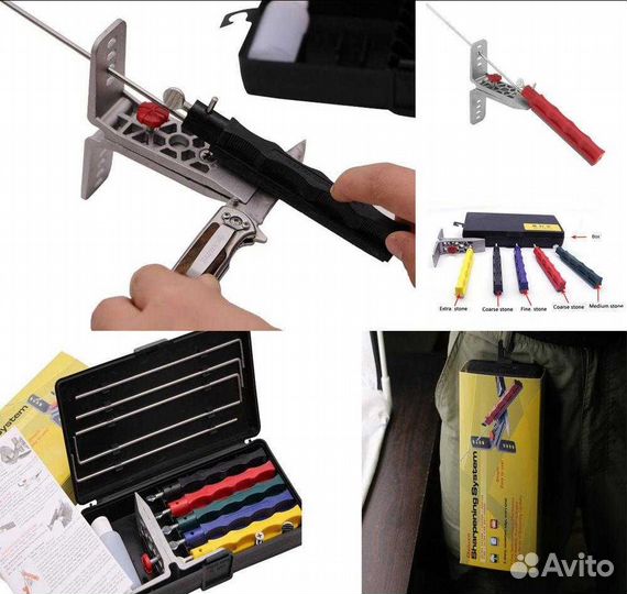 Профессиональная система заточки ножей из 5 бруско