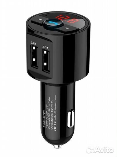 Fm модулятор с bluetooth