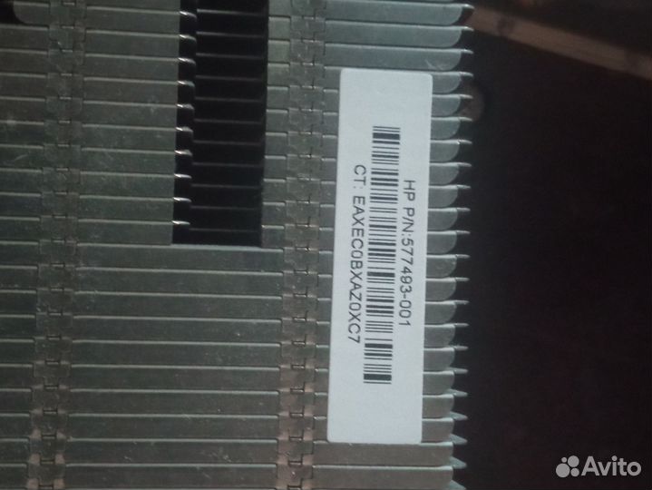 Охлаждение CPU HP