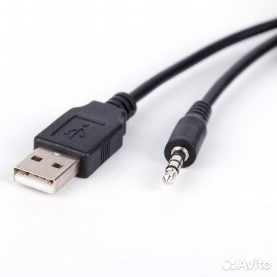 Розетка для врезки и монтажа USB AUX квадрат CU4