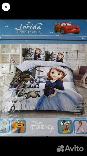 Кпб холодное сердце, София, тачки, человек паук