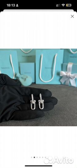 Серьги Tiffany