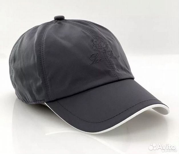 Кепка Loro piana на подкладке (т.серый)