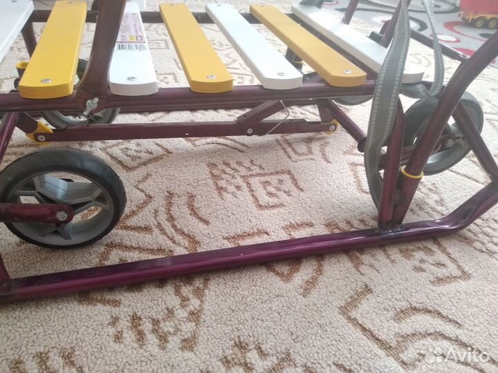 Детские санки с колесами