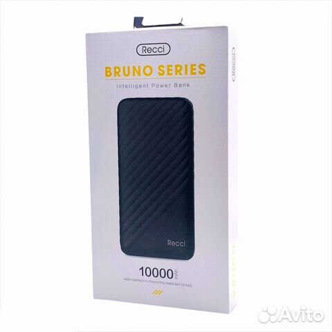 Power bank recci bruno RB-1000M 10000mAh Black