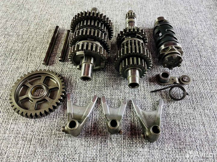 Yamaha XV400 Virago кпп в сборе