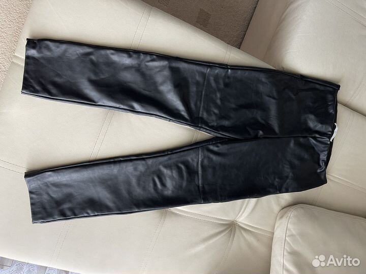 Брюки кожаные для девочки