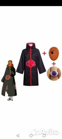 Костюм акацуки с маской