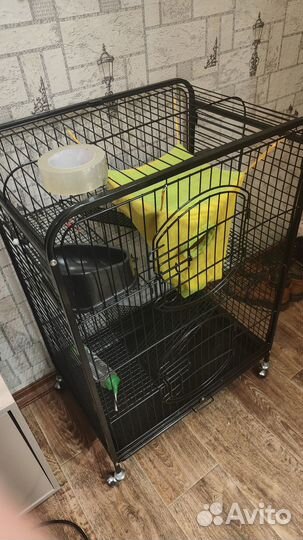 Клетка 3-х этажная Triol C2-1 64х43.5х92.5