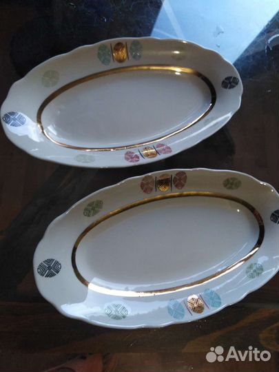 Блюдо овальное СССР селедочница