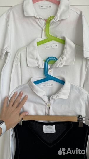 Одежда и обувь Zara в школу пакетом 134/140