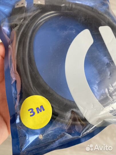 Кабель USB-USB 3 метра