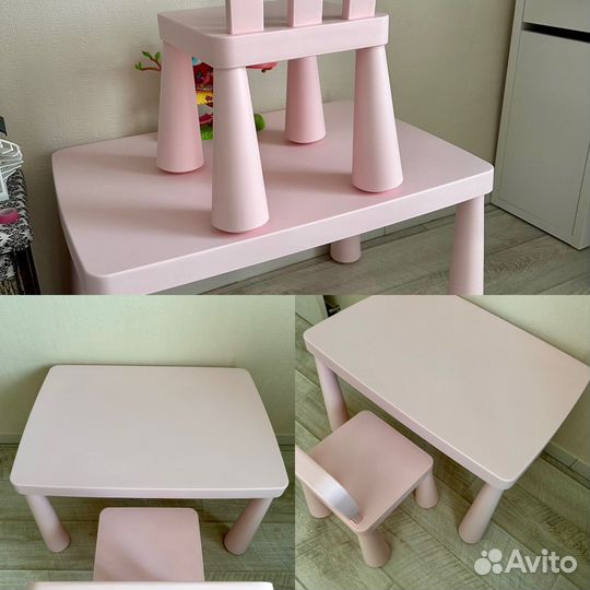 IKEA Mammut стол + стул
