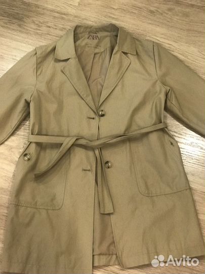 Тренч zara на девочку