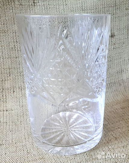 Хрустальный стакан для советского подстаканника