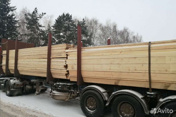 Доска обрезная 40х150х6000