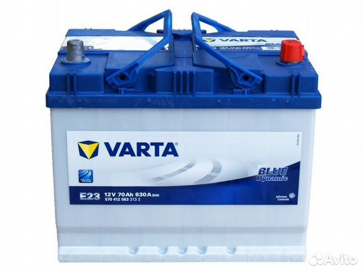 Аккумулятор varta e23 12v 70ah