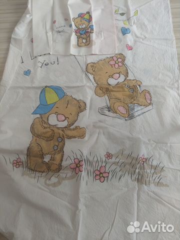 Комплект постельного белья в детскую кроватку