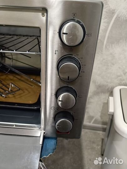 Электрическая мини печь духовка с конвекцией