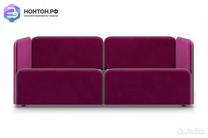 Кровать Лотос розовая / бежевая