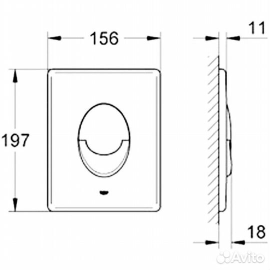 Инсталляция Grohe 38772 с унитазом Grossman 4455