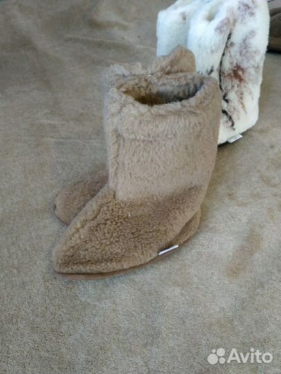 Валенки, полусапожки натуральная шерсть