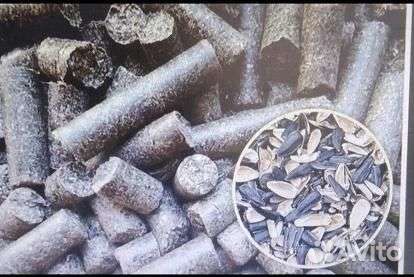 Топливные пеллеты из лузги подсолнечника