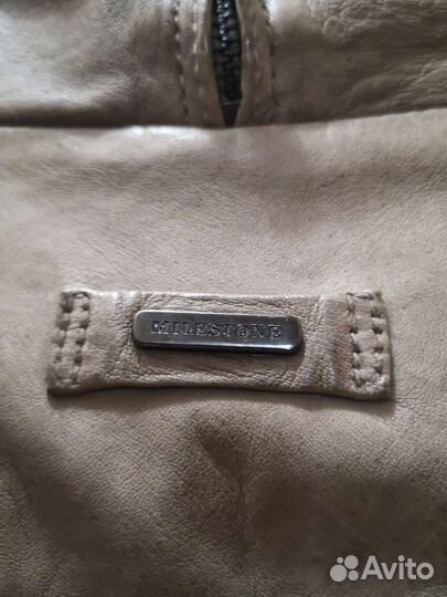 Куртка кожаная женская р. 44