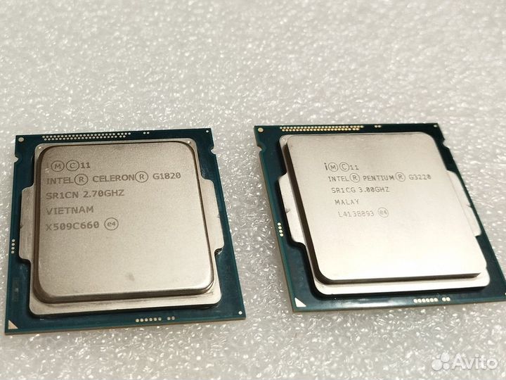Процессор Celeron G1820 и Pentium G3220