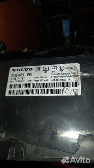 Панель приборов Volvo Fm\Fh