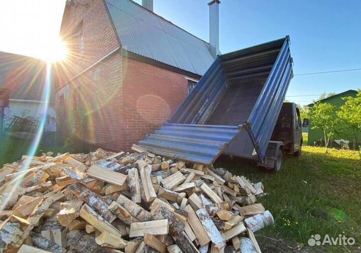 Дрова березовые колотые