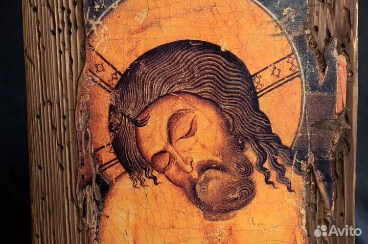 Икона деревянная «Христос во гробе»