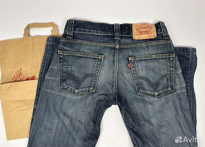 Джинсы Levi's 512 W29 L32