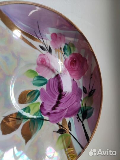 Блюдца от сервиза тет-а-тет Дулёво