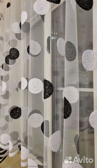 Тюль на кухне