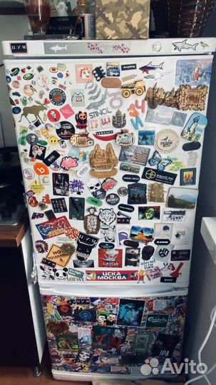 Холодильник крафтовый дизайн