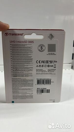 Карта памяти Transcend 300S microsdxc 128 гб