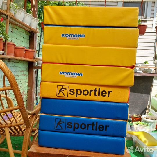 Мат гимнастический спортивный бу