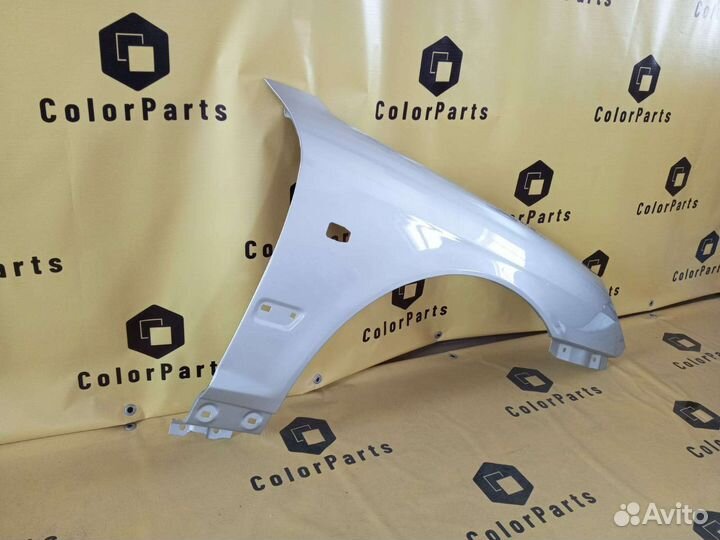 Крыло Hyundai sonata 02-12 правое серебристое