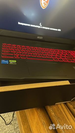 Новый ноутбук MSI Katana 17 B12UCR-1024XRU