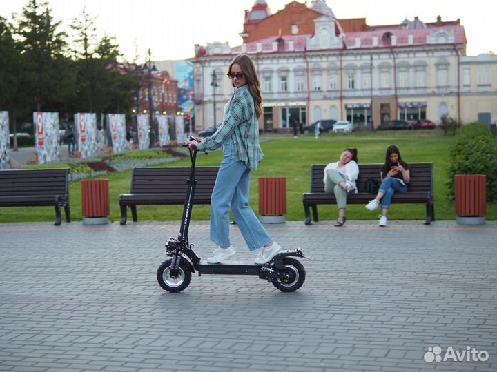 Наличие Томск Kugoo Kirin M5+ Электросамокат звер'