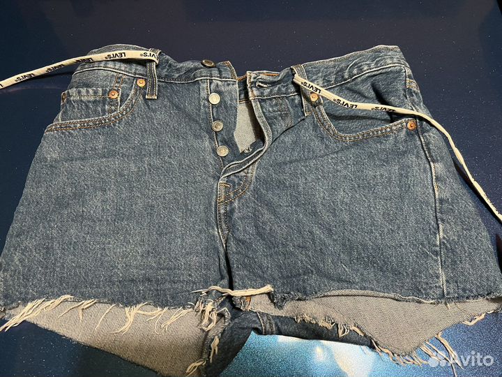 Джинсовые шорты levis 501