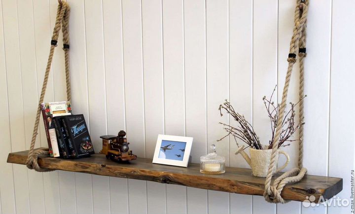 Полочка дизайнерская в стиле лофт