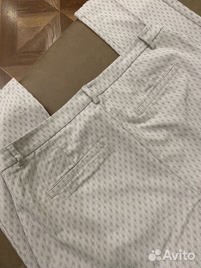 Новые жаккардовые брюки 48-50раз. Швейцария